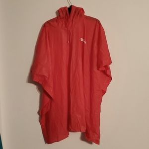 Nice Wilson Poncho with drawstring hood
